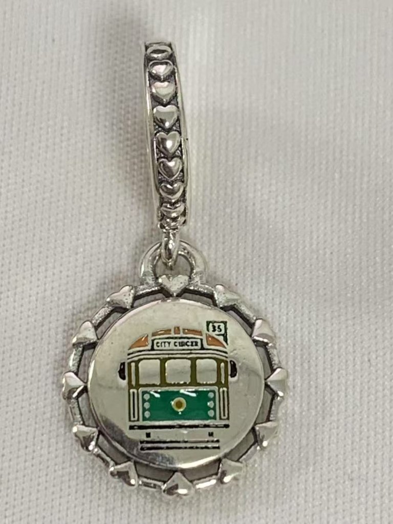Pandora Melbourne Exclusive Charm Pendant, S925 Silver Jewelry